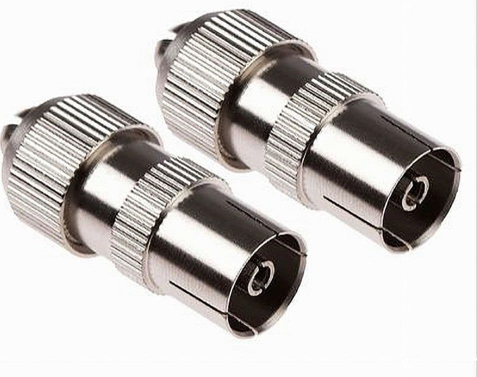 SPINOTTO TV FEMMINA CONNETTORE ANTENNA PER TELEVISORE ADATTATORE MAXTECH C-005 - 4