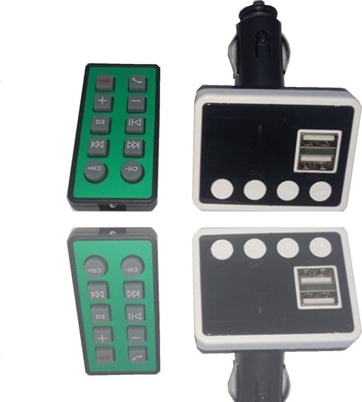 RICEVITORE MODULATORE 3IN1 A642 AUDIO BLUETOOTH 2 USB 1200MA BATTERIE SMARTPHONE