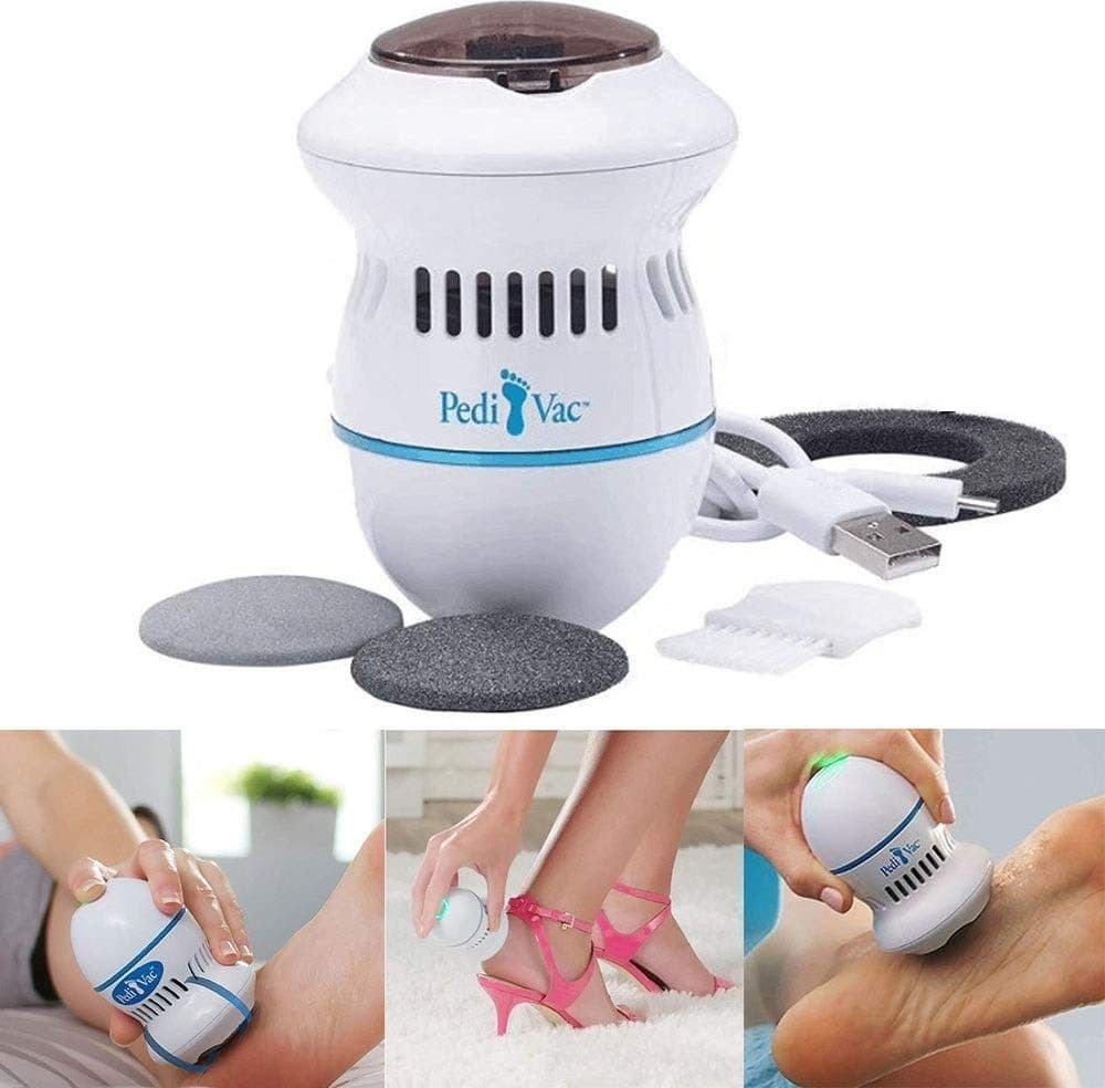 STRUMENTO PEDICURE ELETTRICO LIMA DURONI ASPIRAPOLVERE CALLI PIEDI ESFOLIANTE