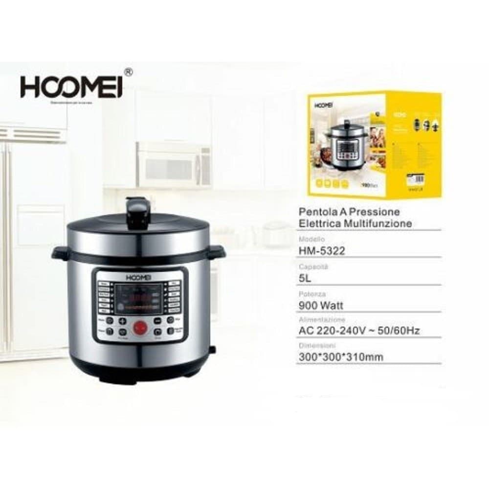 PENTOLA A PRESSIONE ELETTRICA MULTIFUNZIONE 900W 5LT ANTIADERENTE 12 COTTURE - 3