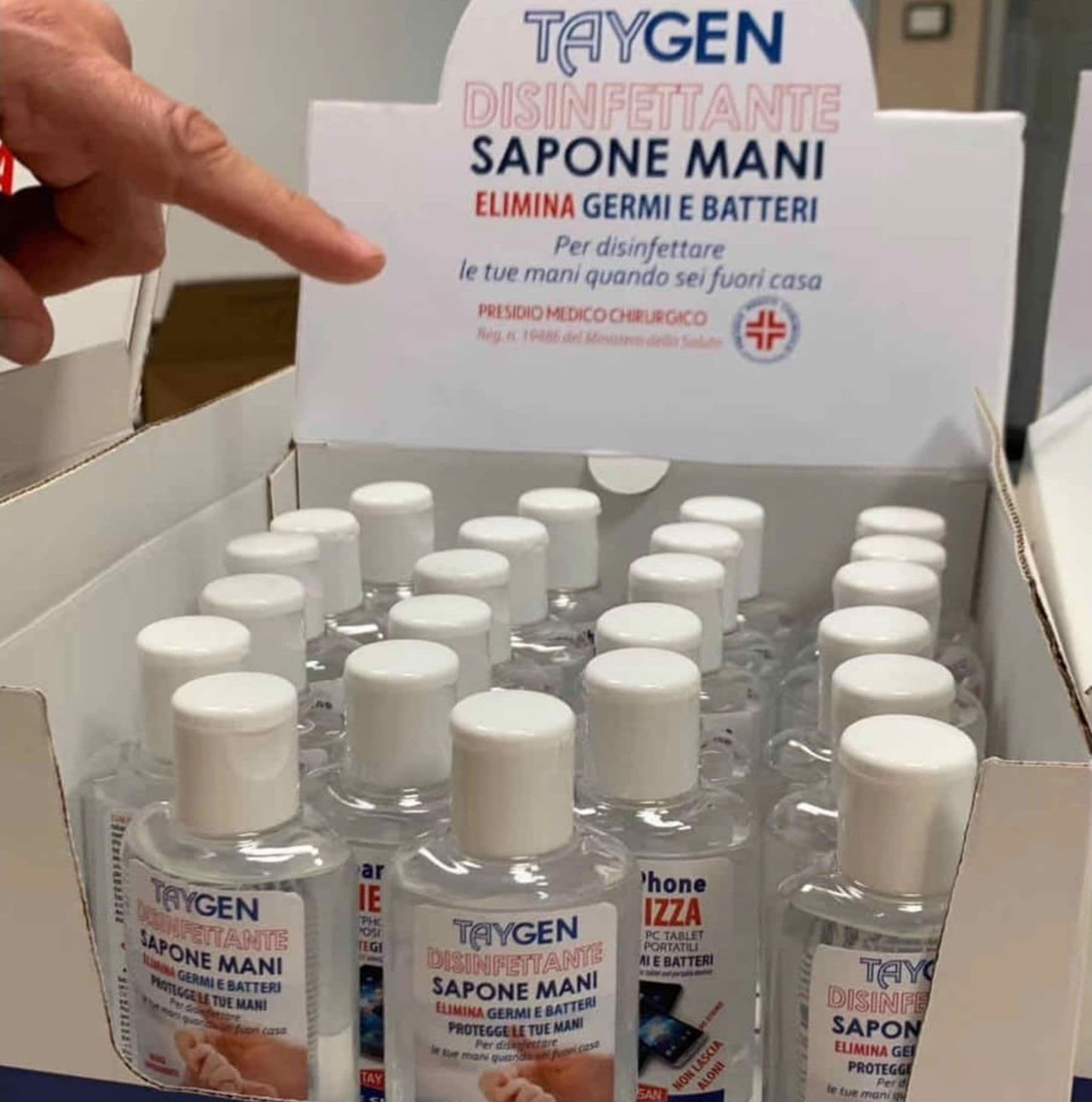 SAPONE GEL IGIENIZZANTE DISINFETTANTE PER MANI ELIMINA GERMI E BATTERI LIQUIDO