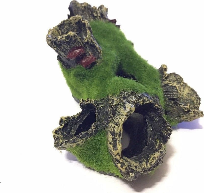 DECORAZIONE PER ACQUARIO GROTTA PAESAGGISTICA 16CM RESINA PESCI ACQUA ORNAMENTO - 5