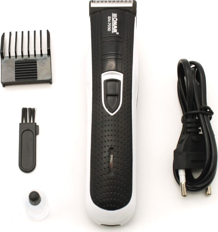 TAGLIA CAPELLI RASOIO ELETTRICO REGOLA BARBA SONAR SN-7030 RICARICABILE