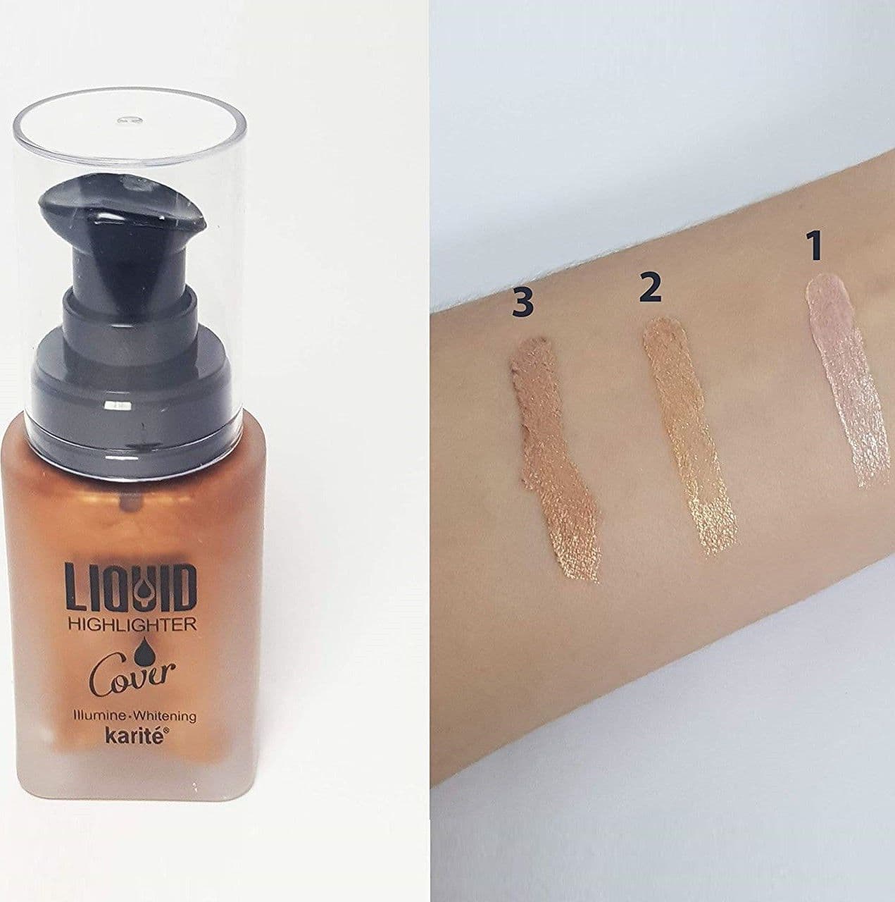 PRIMER ILLUMINANTE LIQUIDO VISO BRONZO 03 TRUCCO HIGHLIGHTER COVER MAKE UP 28ML