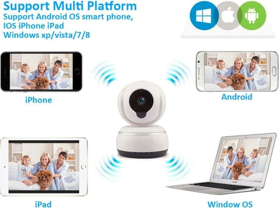 WIFI SMART CAMERA VIDEOCAMERA IPC-T3710-Q3 WIRELESS IP VIDEOSORVEGLIANZA - 5