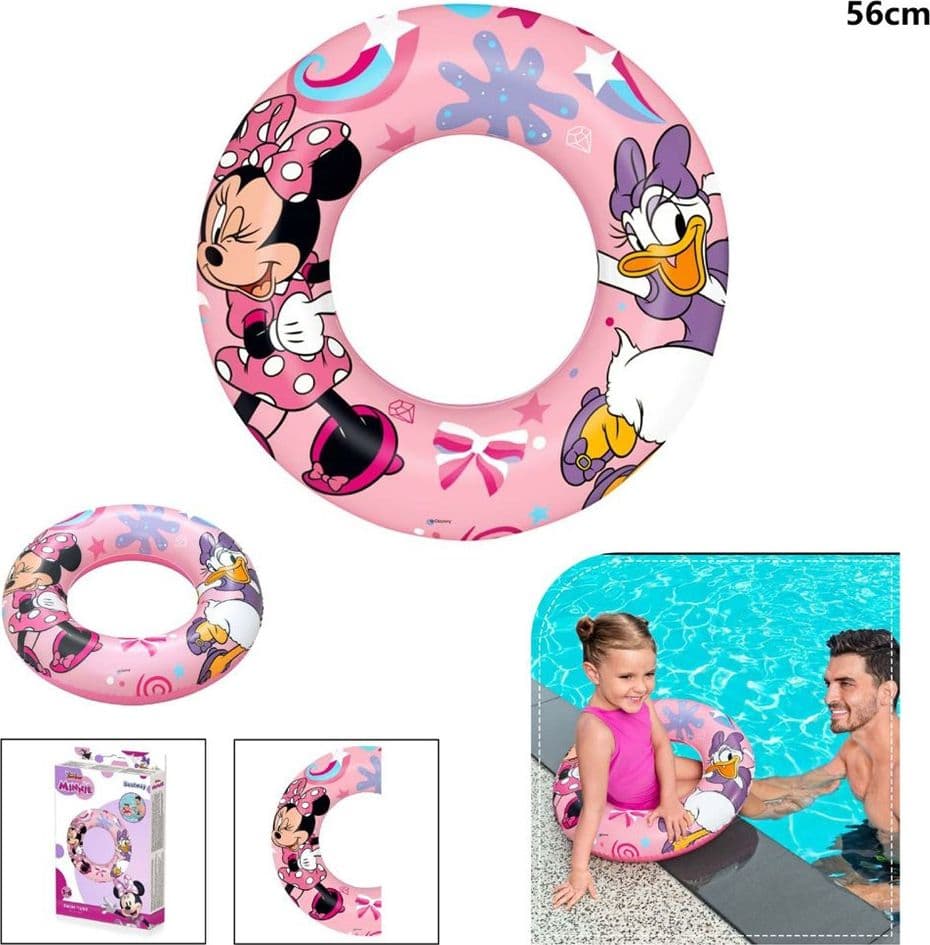 CIAMBELLA GONFIABILE SALVAGENTE MINNIE PAPERINA MICKEY MOUSE MARE PISCINA SPIAGGIA 91040 - 7