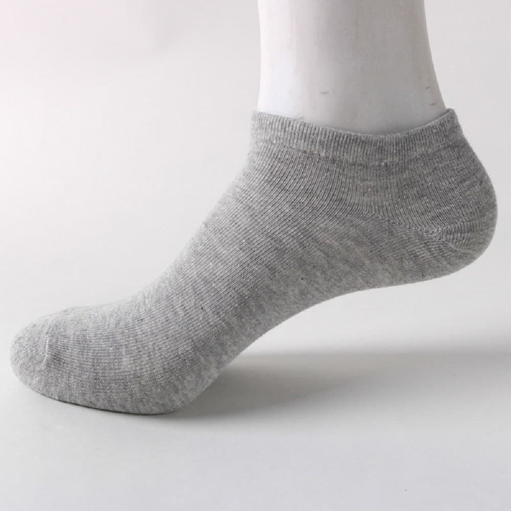 12 PAIA FANTASMINI UOMO CALZE CALZINI IN COTONE NERO BIANCO TG 40/46 FANTASMINO - 14