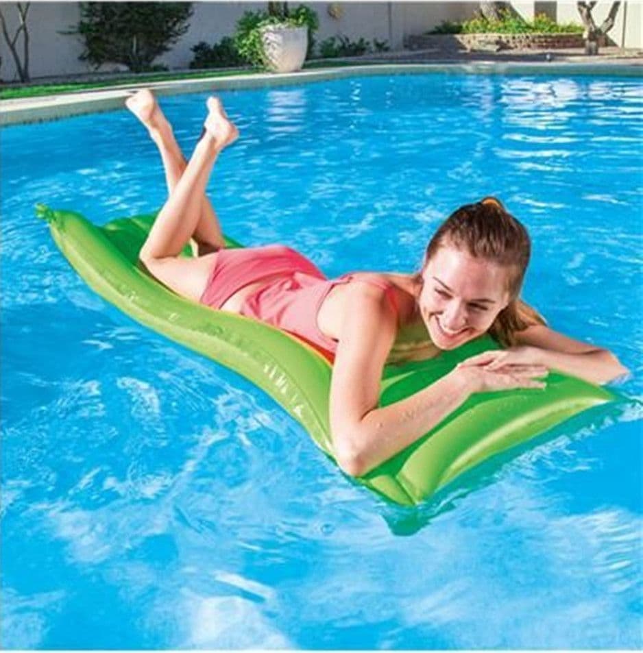 MATERASSINO MATERASSO GONFIABILE SINGOLO PER MARE PISCINA SDRAIO 183X69 LETTINO 44007 - 3