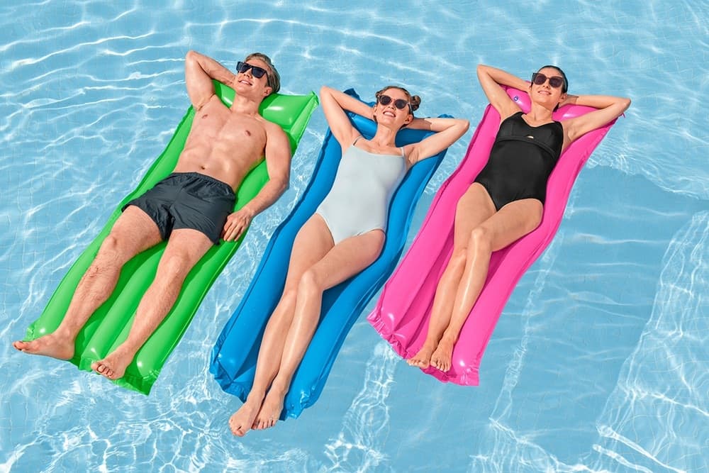 MATERASSINO MATERASSO GONFIABILE SINGOLO PER MARE PISCINA SDRAIO 183X69 LETTINO 44007 - 6