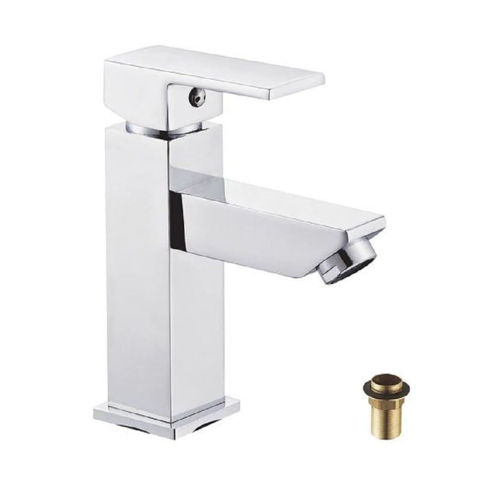 RUBINETTO MISCELATORE QUADRATO PILETTA ESY_69022 FIRENZE BAGNO RUBINETTERIA - 2