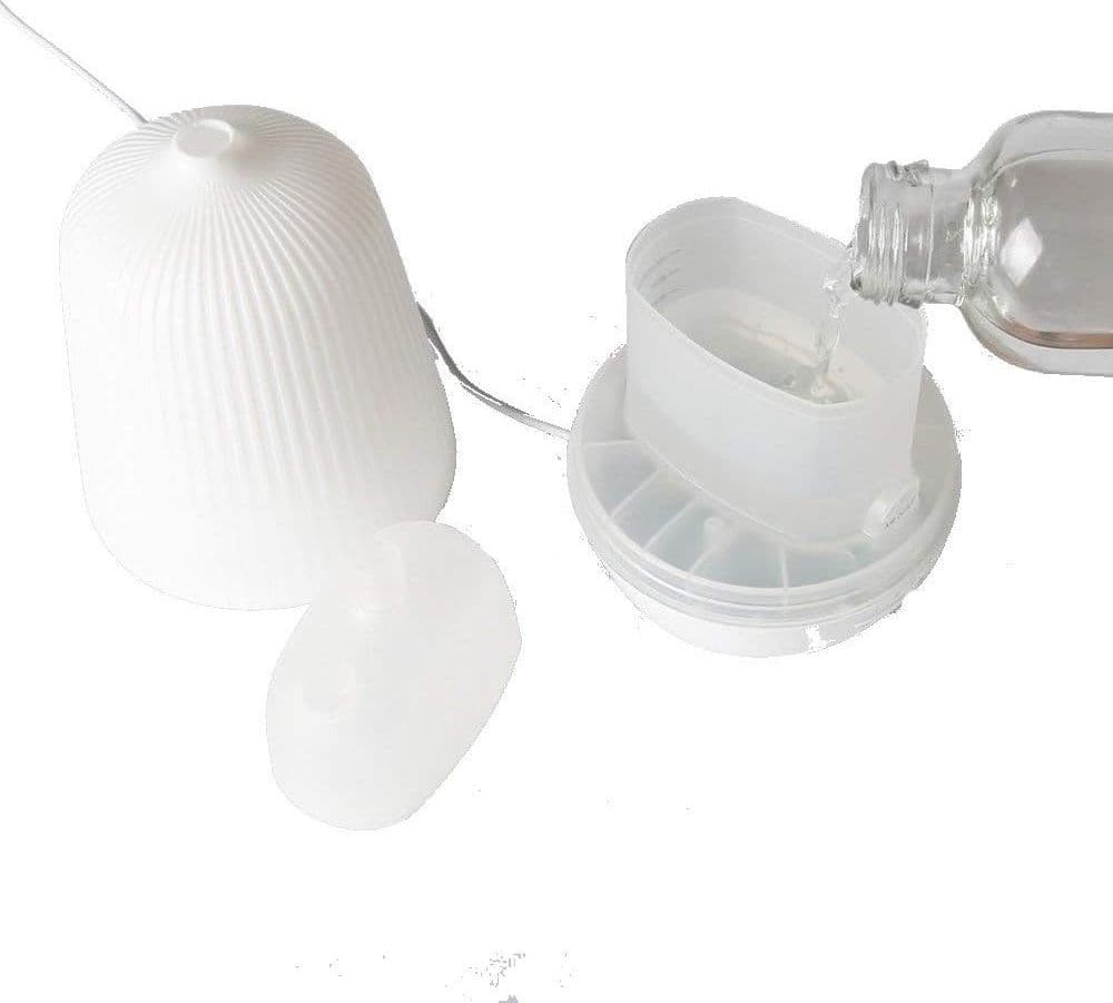 UMIDIFICATORE USB LAMPADA BIANCO CALDA A750 100ML AROMATERAPIA - 5
