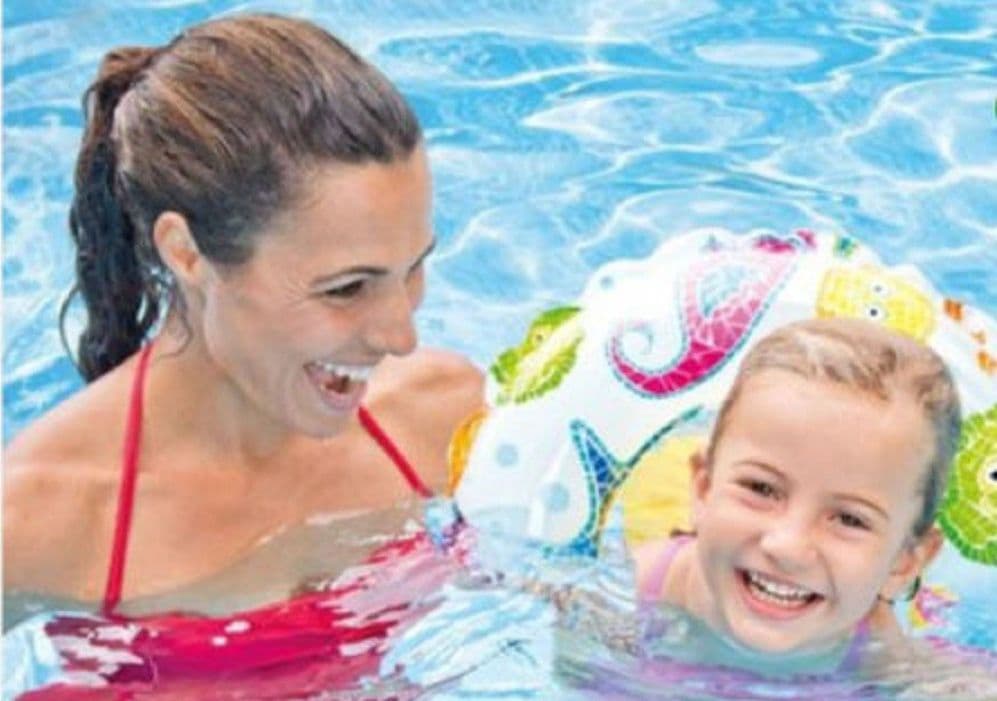 SALVAGENTE CIAMBELLA GONFIABILE GALLEGGIANTE MARE PISCINA SPIAGGIA BAMBINI 51CM - 5