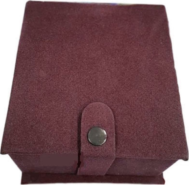 COFANETTO SCATOLO CONFEZIONE ASTUCCIO CON CUSCINO PER OROLOGIO VELLUTO ROSSO - 2