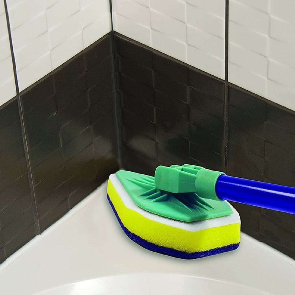 SPAZZOLA PULISCI PIASTRELLE FINESTRE BAGNI ALLUNGABILE 3 IN 1 CLEAN REACH - 7