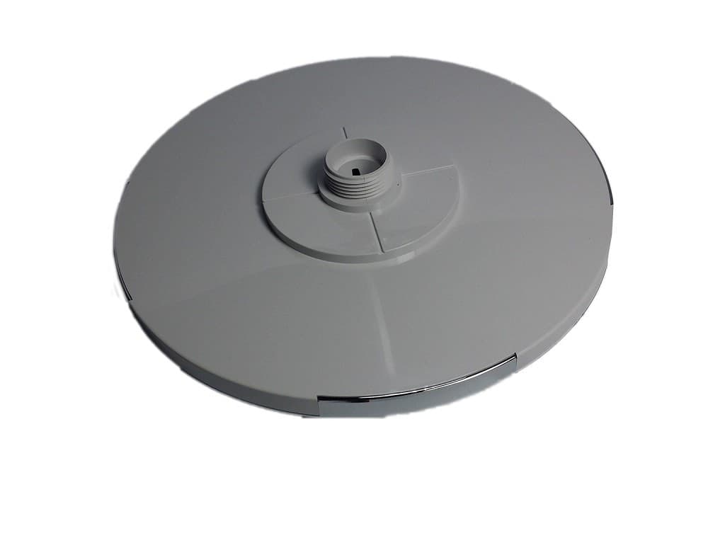 SOFFIONE DOCCIA TONDO ROTONDO 8" BAGNO EFFETTO PIOGGIA SOTTILE CROMATO 93005 - 3