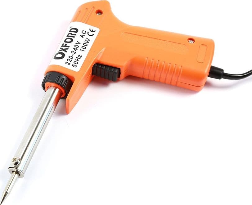 SALDATORE A STAGNO SALDATRICE ELETTRICO 100 WATT MAX PUNTA INTERCAMBIABILE - 2