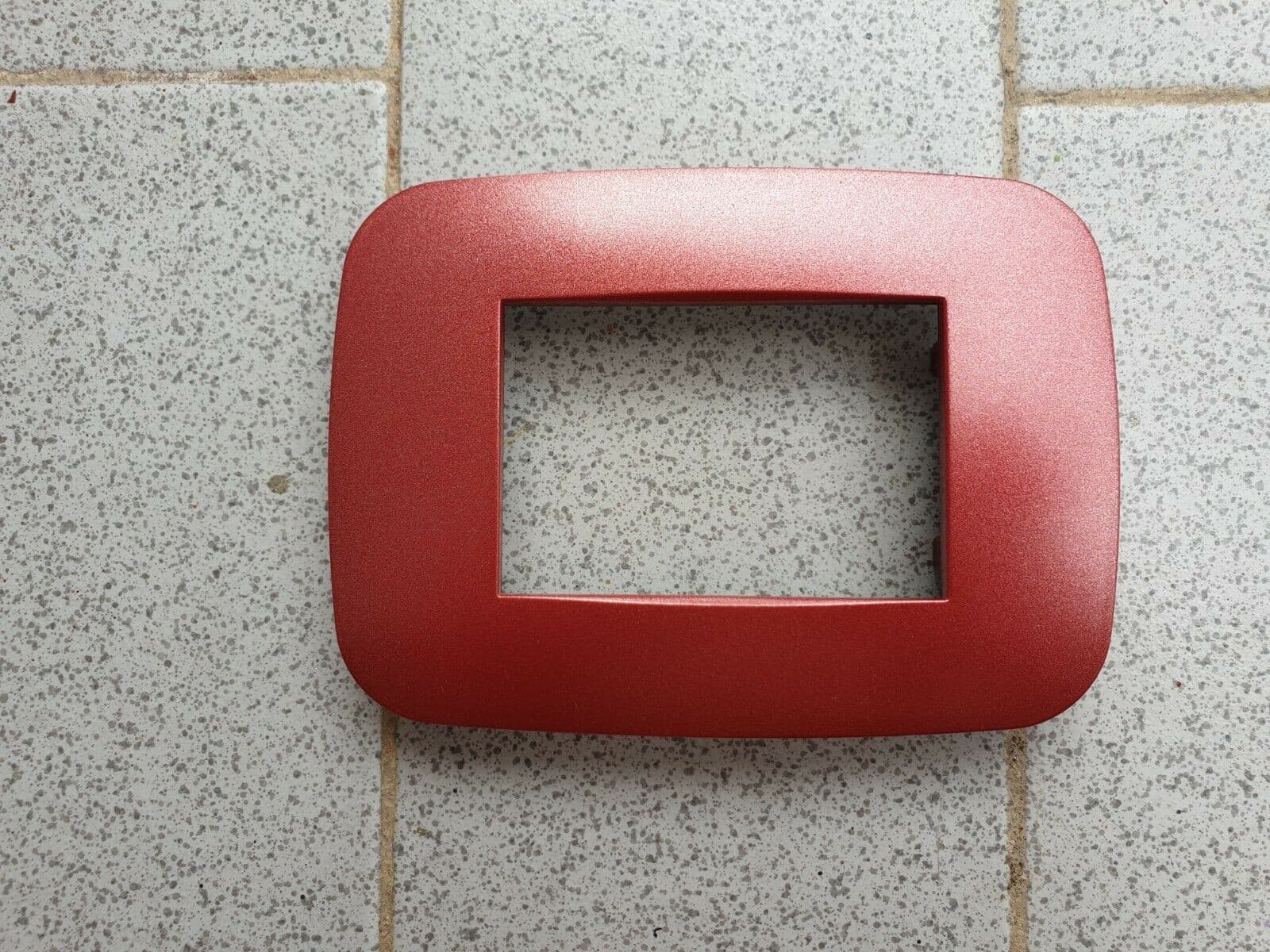 PLACCA PLACCHETTA PLACCHETTE COMPATIBILI PER SERIE AXOLUTE BTICINO COLORATE FORI - 60