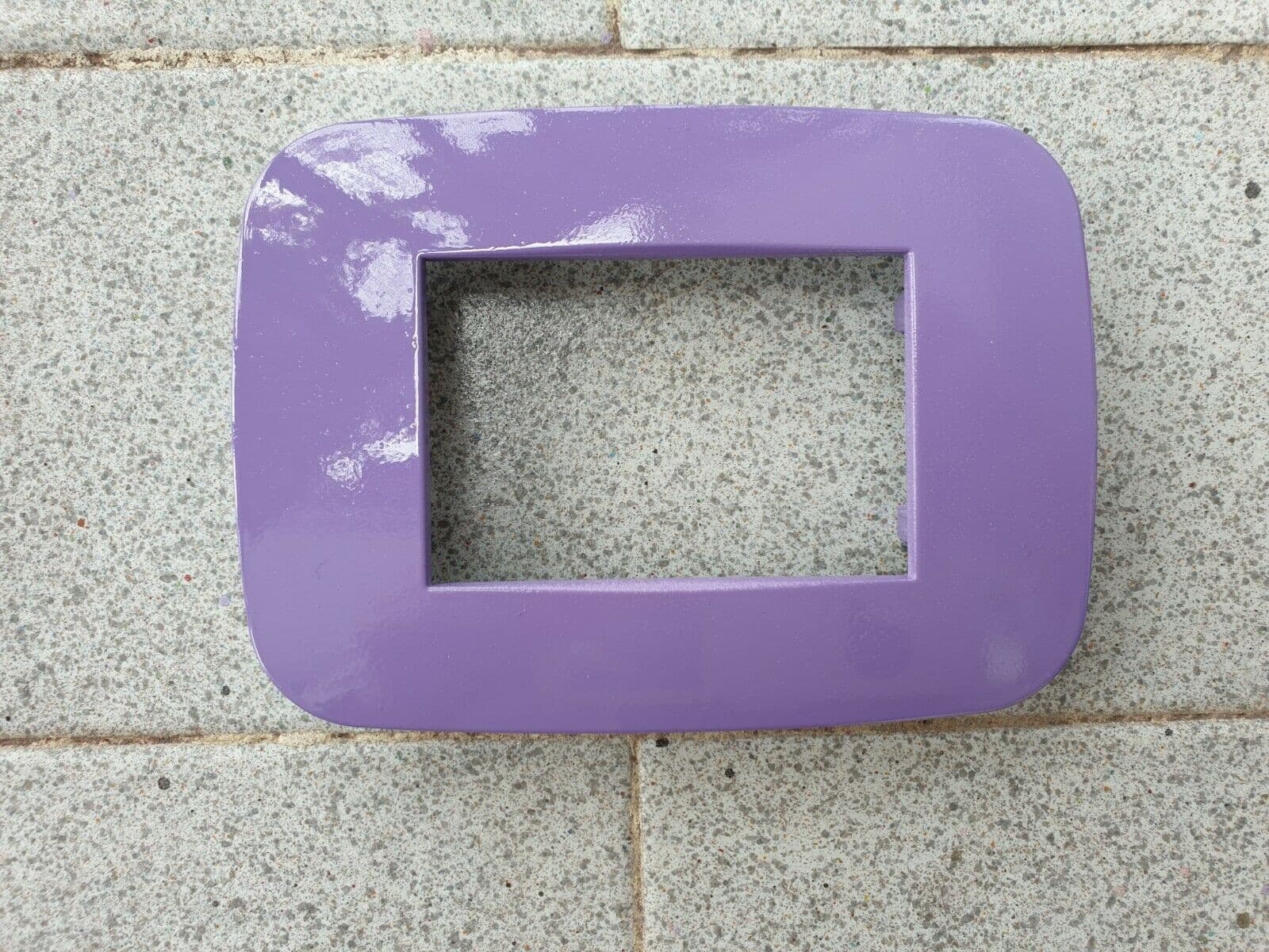 PLACCA PLACCHETTA PLACCHETTE COMPATIBILI PER SERIE AXOLUTE BTICINO COLORATE FORI - 49