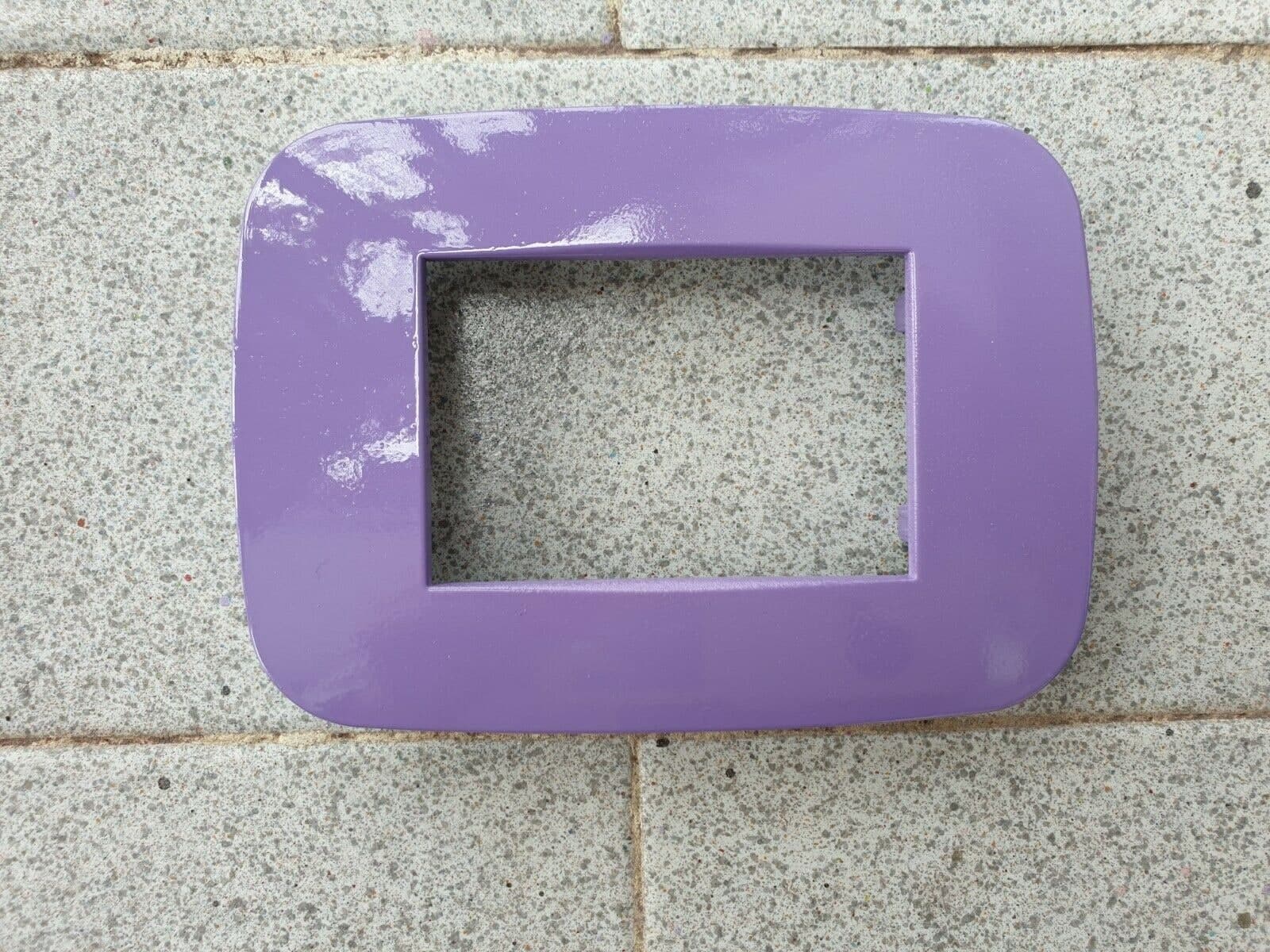 PLACCA PLACCHETTA PLACCHETTE COMPATIBILI PER SERIE AXOLUTE BTICINO COLORATE FORI - 34