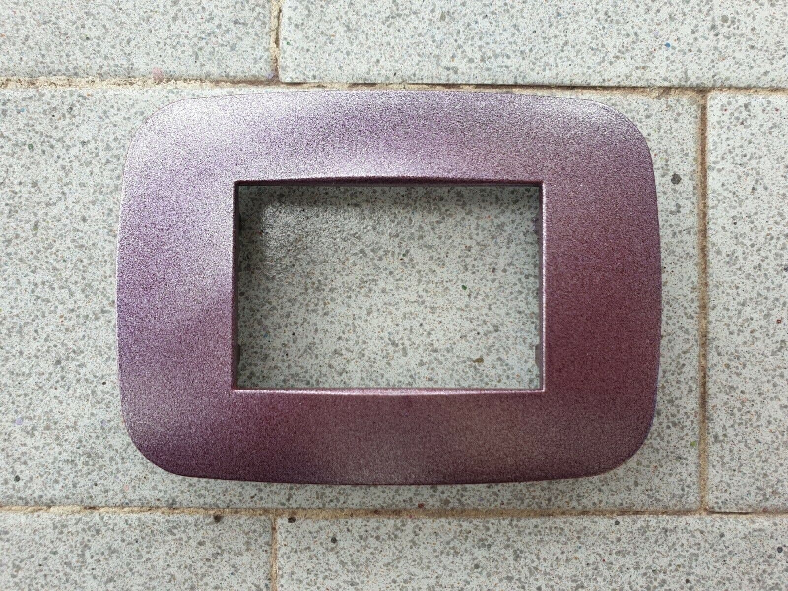PLACCA PLACCHETTA PLACCHETTE COMPATIBILI PER SERIE AXOLUTE BTICINO COLORATE FORI - 36