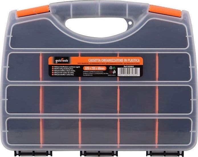 VALIGETTA CASSETTA PORTA ATTREZZI MINUTERIA ORGANIZER 320X255X60MM 17 SCOMPARTI - 3