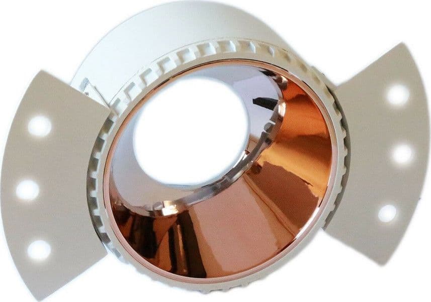 PORTA FARETTO DA INCASSO LAMPADINE LED GU10 7WATT PER CONTROSOFFITTO CARTONGESSO - 8