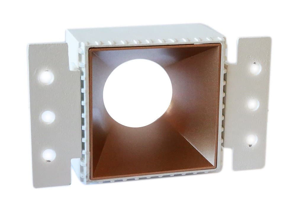 PORTA FARETTO DA INCASSO LAMPADINE LED GU10 7WATT PER CONTROSOFFITTO CARTONGESSO - 9