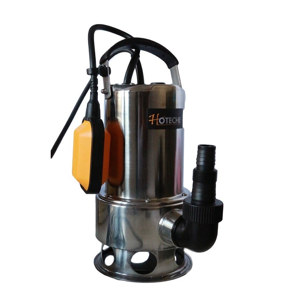 POMPA SOMMERSA ELETTRICA PER ACQUE NERE E CHIARE 750 WATT 13000 L/H