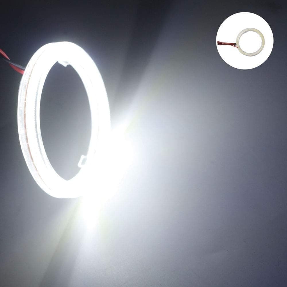 LUCI LED PER AUTO A CERCHIO 90MM OCCHIO D'ANGELO 12V ANGEL EYE 2PZ MAXTECH EYE-02 - 2