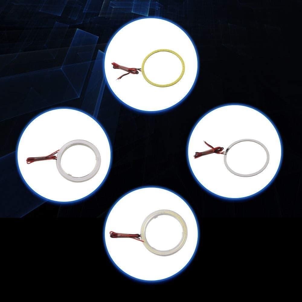 LUCI LED PER AUTO A CERCHIO 90MM OCCHIO D'ANGELO 12V ANGEL EYE 2PZ MAXTECH EYE-02 - 3