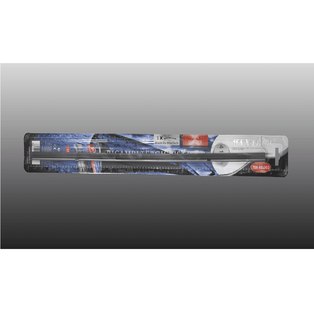 RICAMBIO TERGICRISTALLO GOMMA SPAZZOLA NERO 41CM ALTA QUALITÀ MAXTECH TER-REL003 - 3