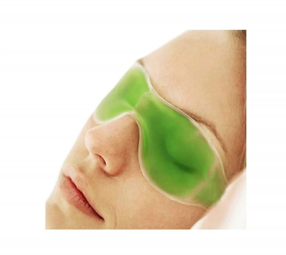 MASCHERA OCCHI IMPACCHI CON GHIACCIO SONNO STANCHEZZA RIMOZIONE OCCHIAIE DONNA UOMO - 2