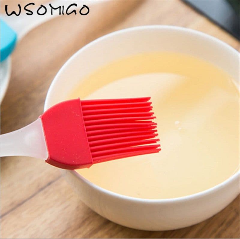 PENNELLO DA CUCINA IN SETOLE DI SILICONE PER PASTICCERIA DOLCI TORTA CAKE - 5