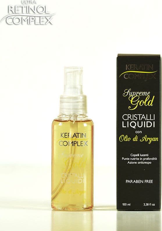 RETINOL COMPLEX CRISTALLI LIQUIDI PER CAPELLI OLIO DI ARGAN KERATIN NO PARABENI