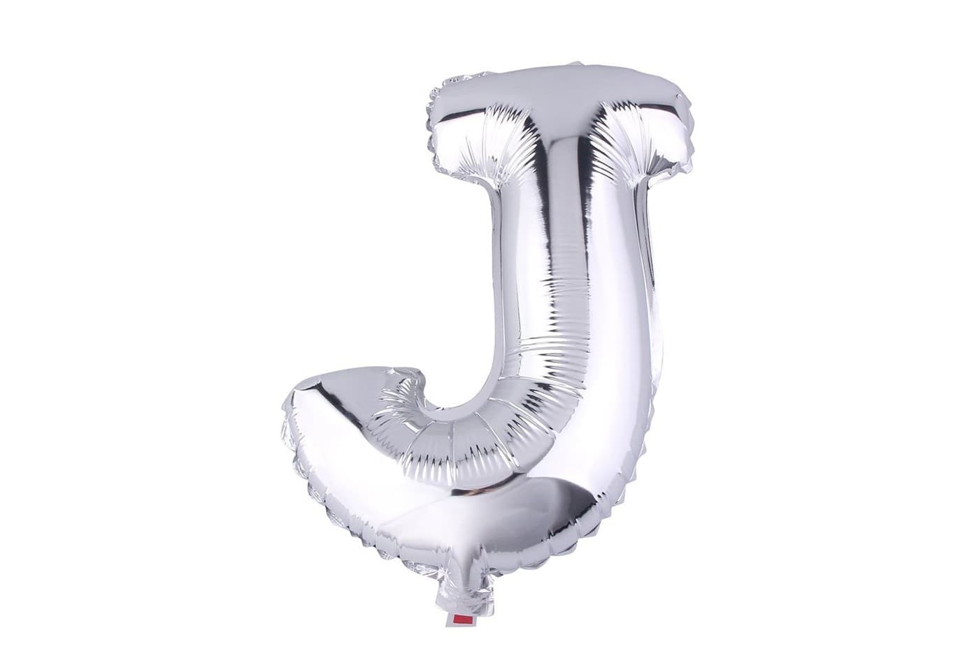PALLONCINO GONFIABILE ELIO LETTERA J ARGENTO 35 CM COMPLEANNO FESTA PARTY CASA
