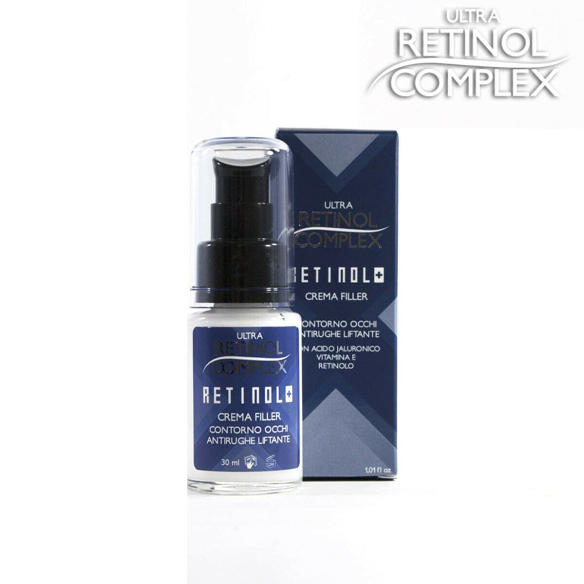 RETINOL COMPLEX CREMA FILLER CONTORNO OCCHI ANTIRUGHE RETINOLO ACIDO JALURONICO - 2