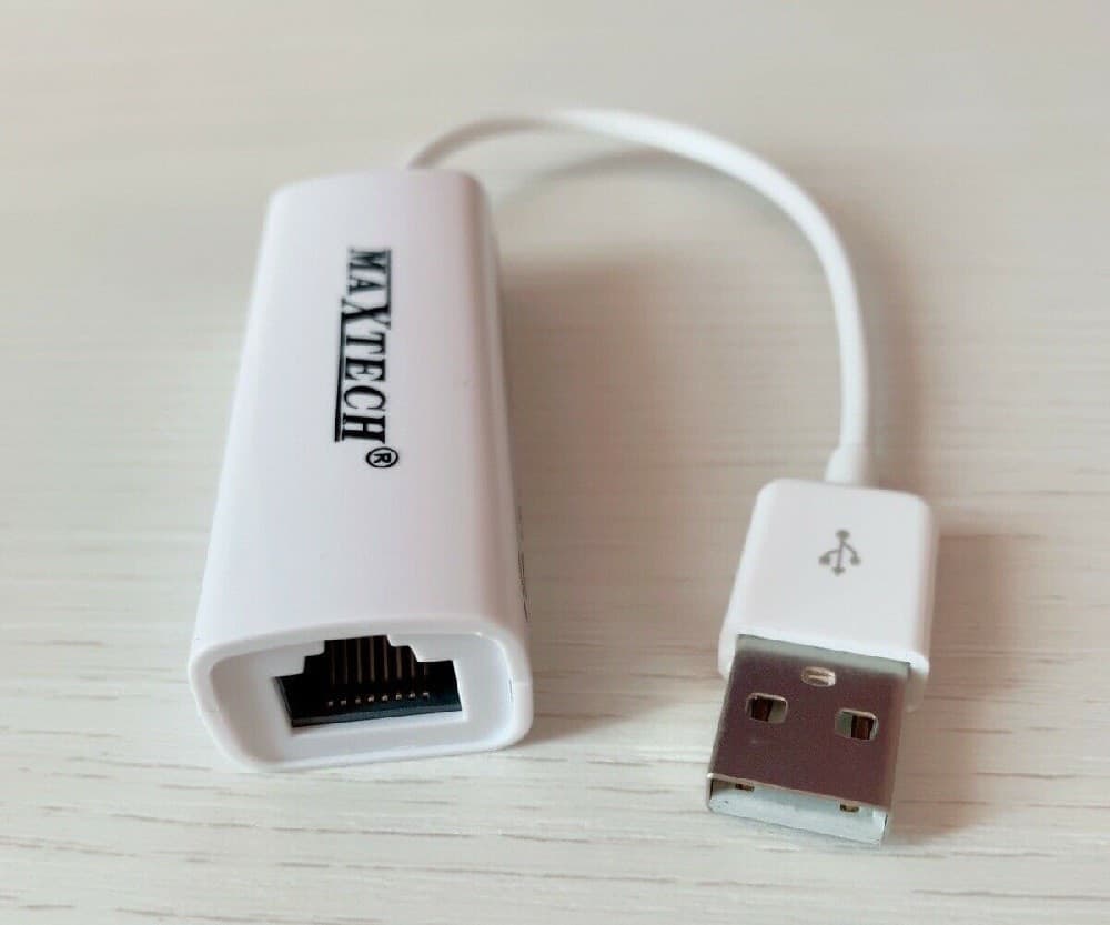ADATTATORE USB2.0 LAN RJ45 PER CAVO ETHERNET CONNESSIONE INTERNET PC MAXTECH USB-LAN01 - 3