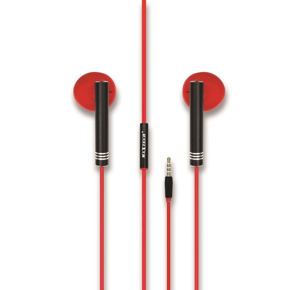 AURICOLARI CUFFIE CON MICROFONO PER CELLULARI SMARTPHONE MUSICA AUDIO MAXTECH AU-1G004 - 2