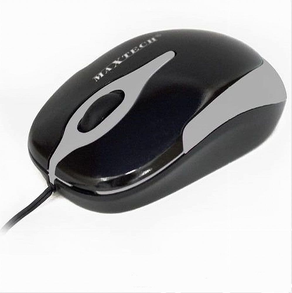 MOUSE CON CAVO USB OTTICO PER COMPUTER PC PORTATILE NOTEBOOK FILO MAXTECH M-Z005 - 4