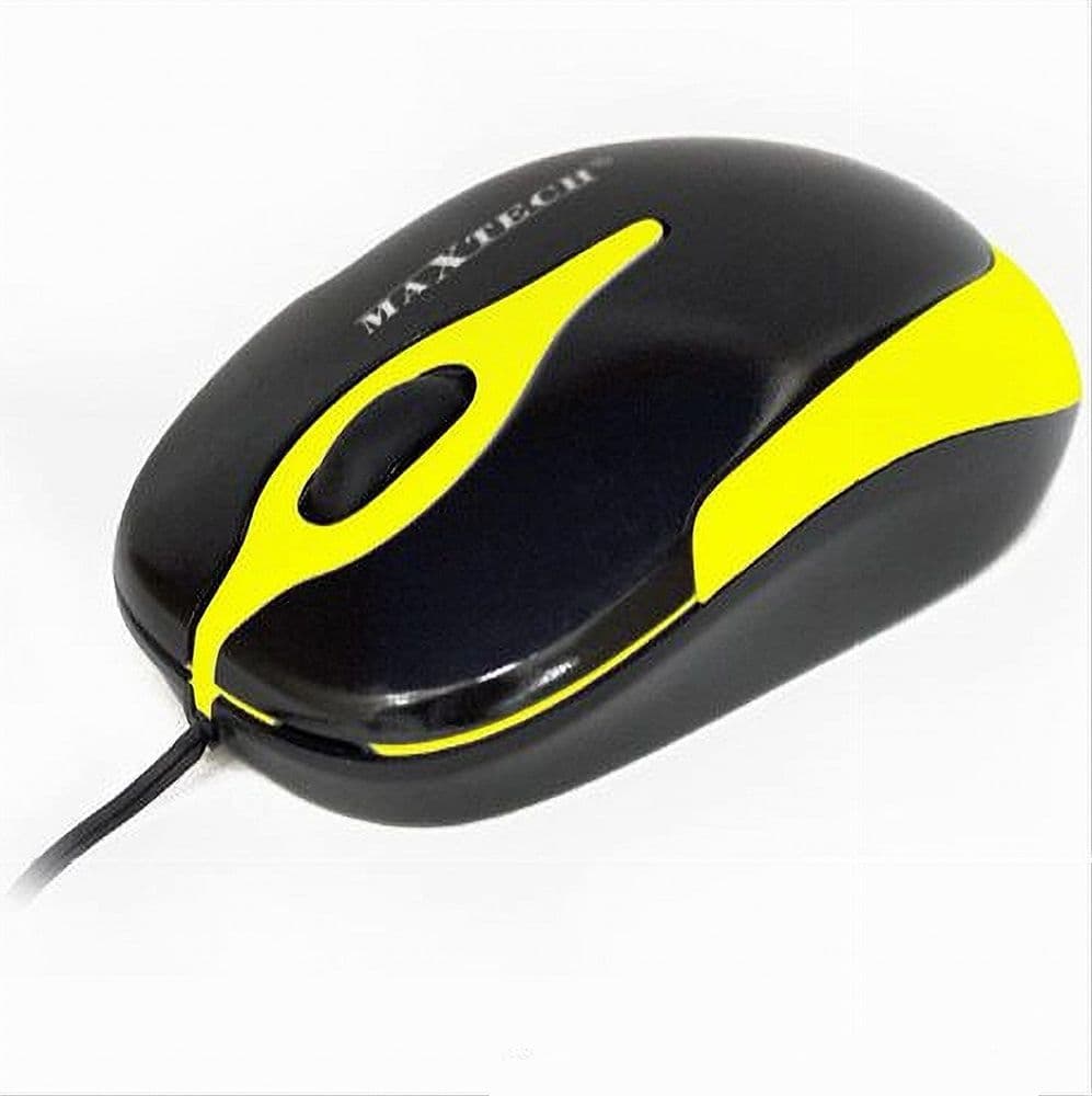 MOUSE CON CAVO USB OTTICO PER COMPUTER PC PORTATILE NOTEBOOK FILO MAXTECH M-Z005 - 5