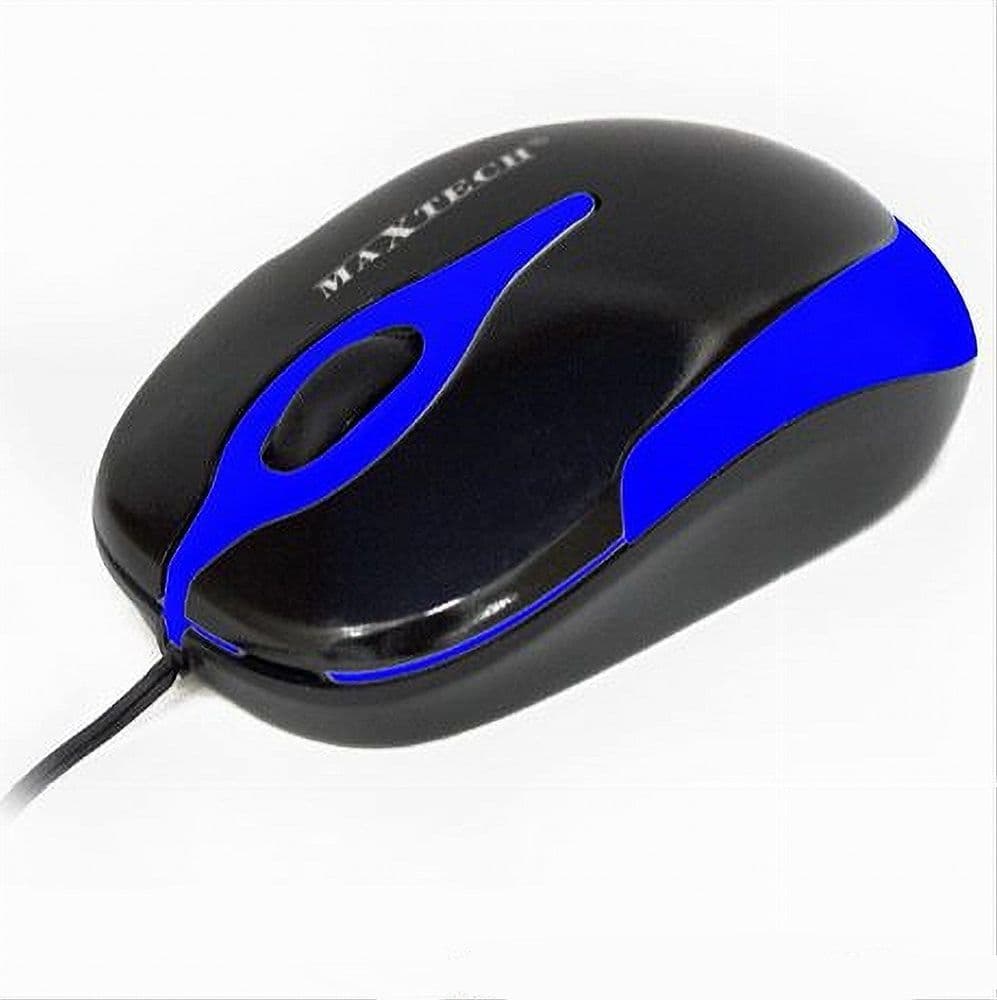 MOUSE CON CAVO USB OTTICO PER COMPUTER PC PORTATILE NOTEBOOK FILO MAXTECH M-Z005 - 6