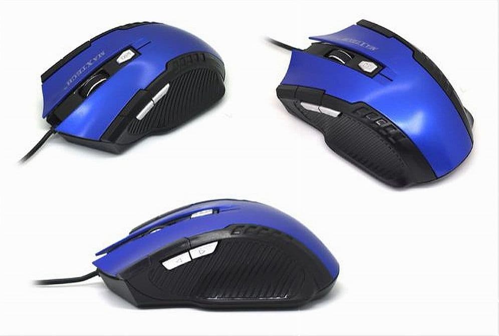 MOUSE GAMING CON CAVO USB OTTICO MINI CON FILO PER COMPUTER PC DA GIOCO MAXTECH M-Z017 - 9