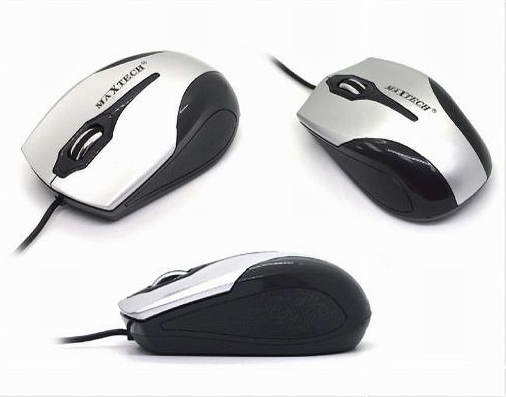 MOUSE CON CAVO USB OTTICO MINI CON FILO PER COMPUTER PC PORTATILE NOTEBOOK MAXTECH M-Z008 - 2