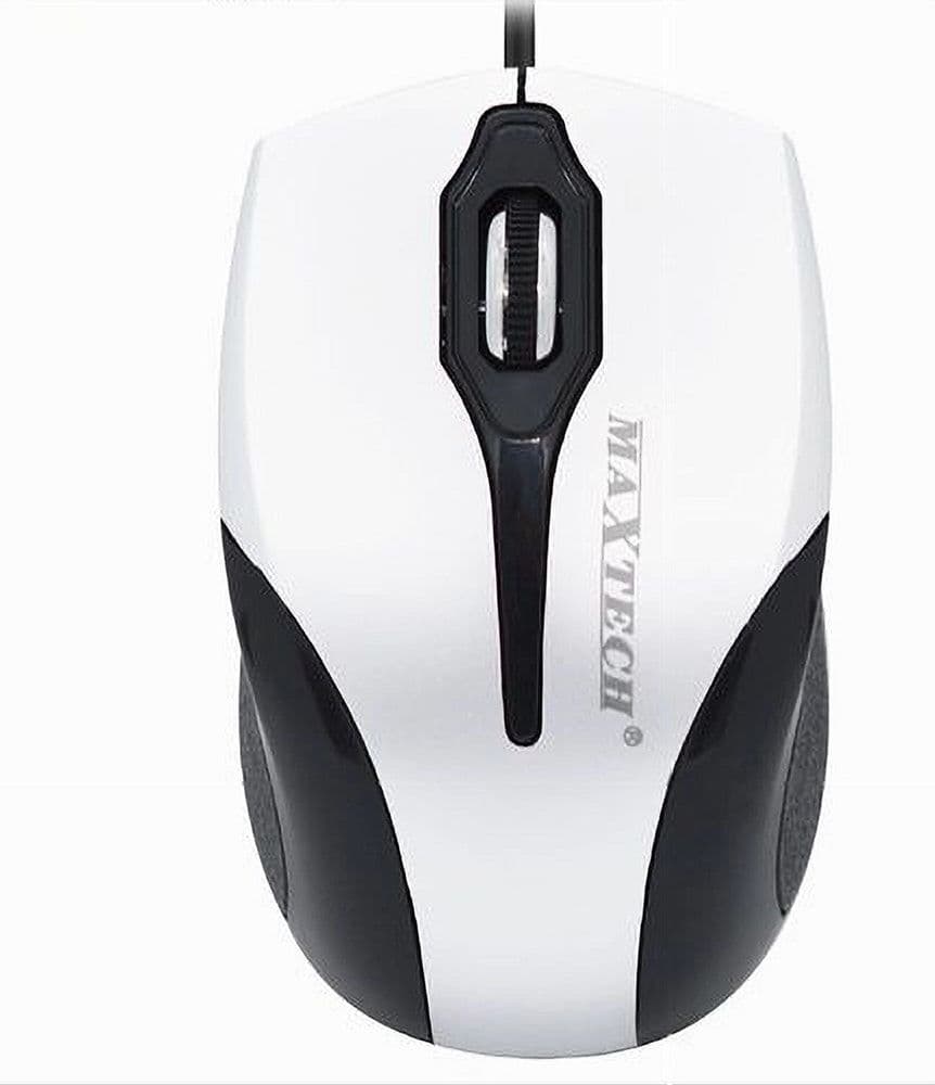 MOUSE CON CAVO USB OTTICO MINI CON FILO PER COMPUTER PC PORTATILE NOTEBOOK MAXTECH M-Z008 - 5