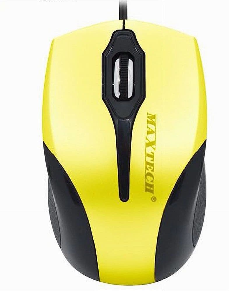 MOUSE CON CAVO USB OTTICO MINI CON FILO PER COMPUTER PC PORTATILE NOTEBOOK MAXTECH M-Z008 - 7