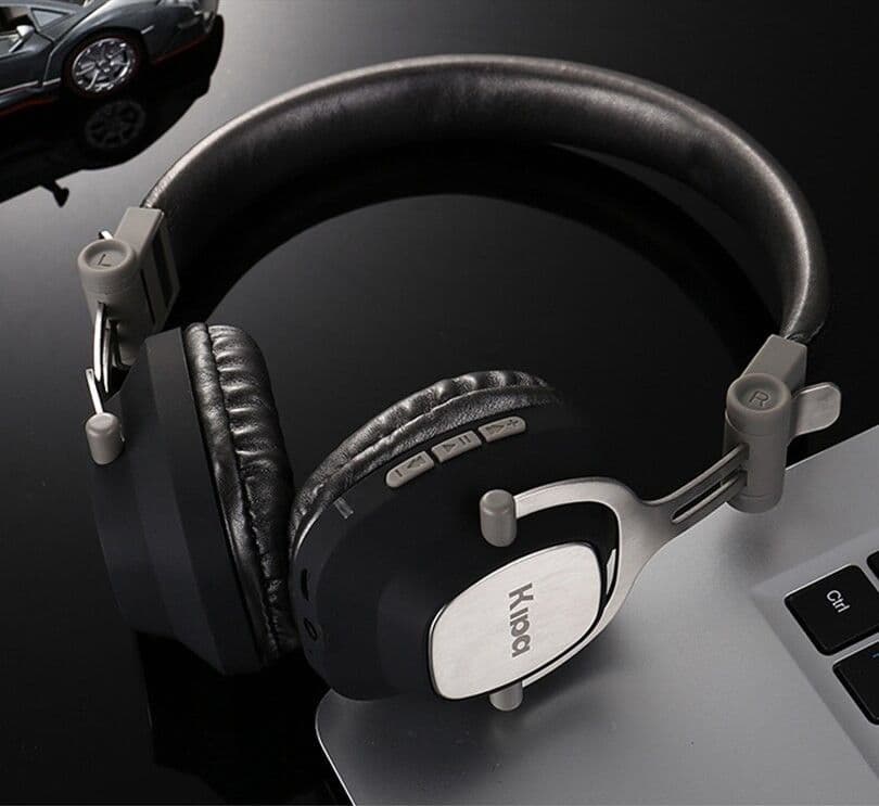 CUFFIE BLUETOOTH SENZA FILI CON CAVO JACK PER PC SMARTPHONE MUSICA MAXTECH CU-BT004 - 4