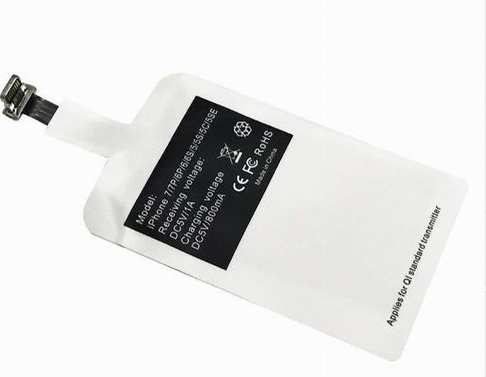 CARICABATTERIE WIRELESS CHIP RICARICA PER IPHONE 7/7P/6P/6/6S/5/5S/5C/5SE MAXTECH - 2