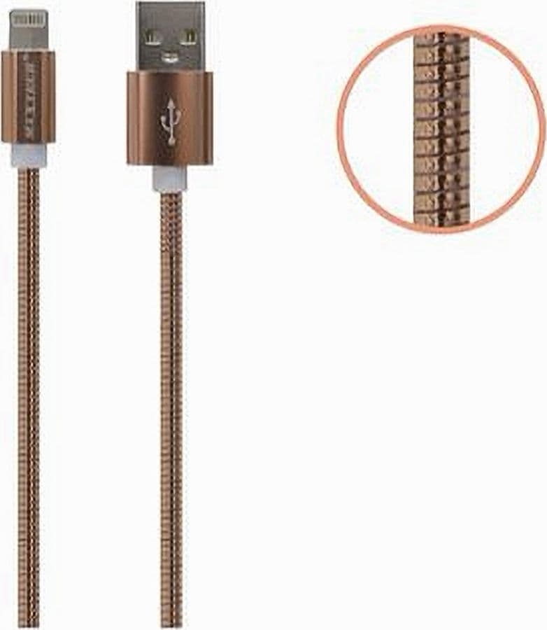 CAVO DI RICARICA PER IPHONE IPAD 5VOLT-2000MA 1MT ALTA VELOCITÀ USB MAXTECH F-IP013 - 5