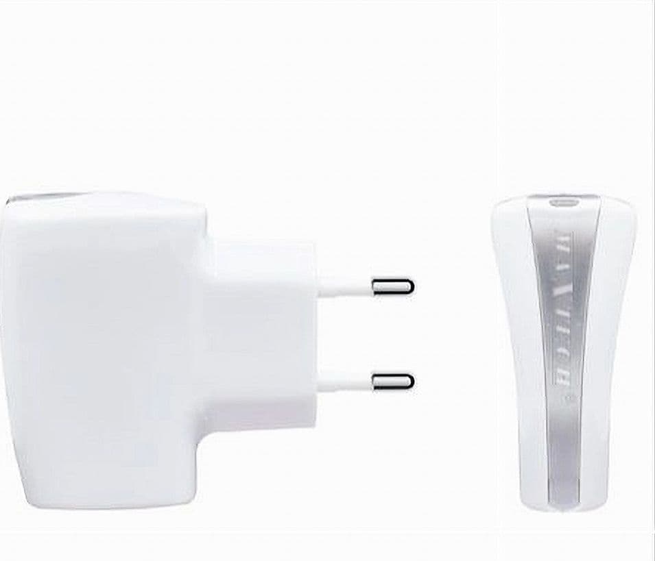 CARICATORE USB A PRESA SPINA RICARICA SMARTPHONE DISPOSITIVI 5V-2000MA MAXTECH CA-S022 - 3