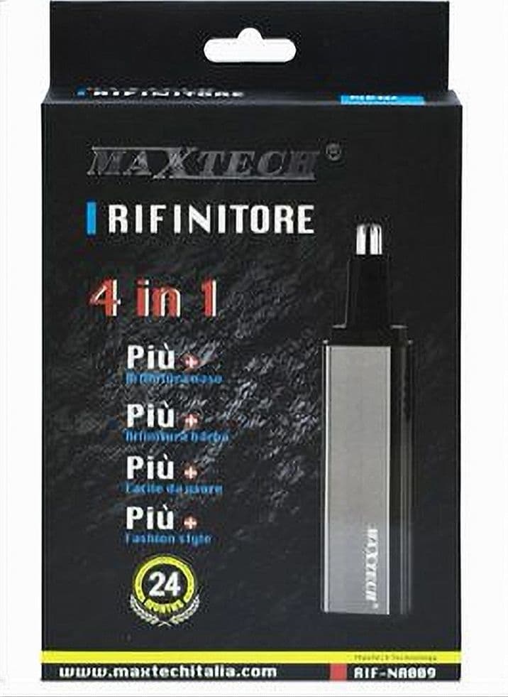 RASOIO RIFINITORE TRIMMER UOMO 4X1 PER PELI NASO ORECCHIE SOPRACCIGLIA RIF-NA009 - 3